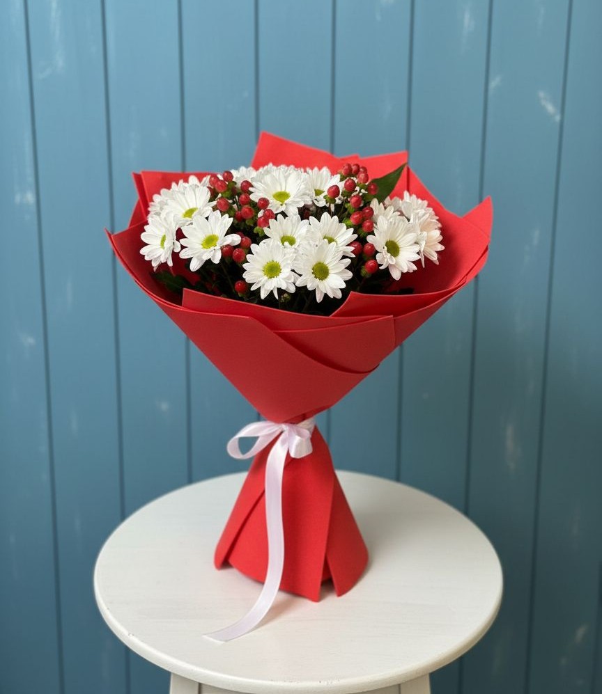 Букет цветов из: Хризантемы в Благовещенской