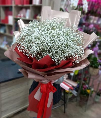 Букет цветов из: Гипсофила в Благовещенской