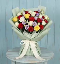 Букет цветов из:  Розы в Благовещенской
