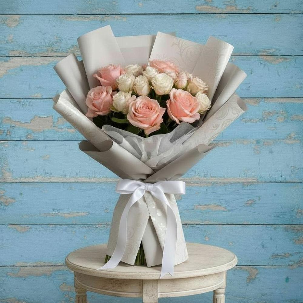 Букет цветов из: Розы в Благовещенской