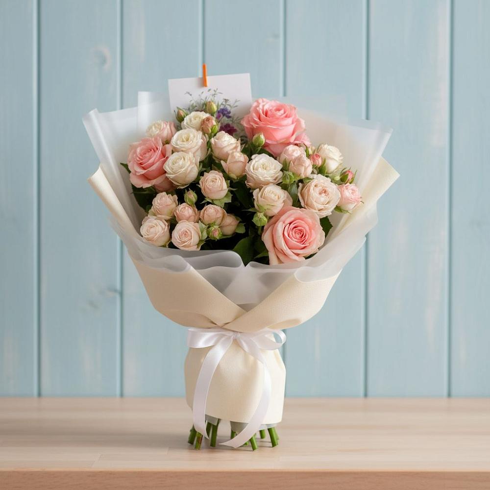 Букет цветов из: Розы в Благовещенской