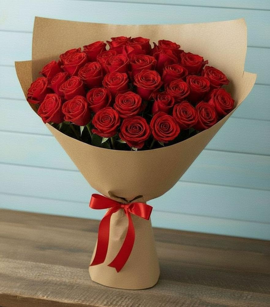 Букет Красные розы Милано в Благовещенской