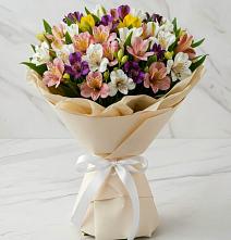Букет цветов из:  Альстромерии #REPLACE_PRED# Благовещенской