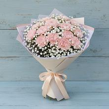 Букет цветов из:  Гвоздики #REPLACE_PRED# Благовещенской