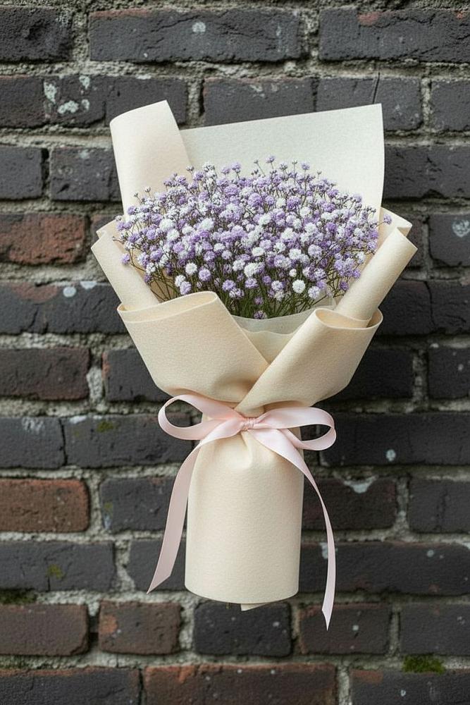 Букет цветов из: Гипсофила в Благовещенской