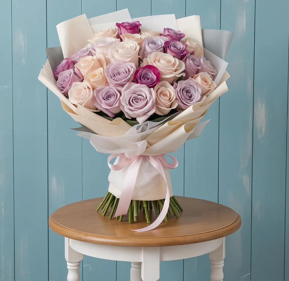 Букет цветов из: Розы в Благовещенской