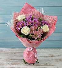 Букет цветов из:  Герберы #REPLACE_PRED# Благовещенской
