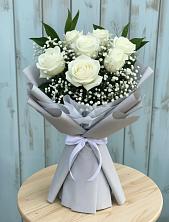 Букет цветов из:  Розы в Благовещенской
