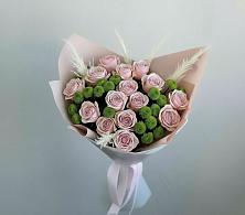 Букет цветов из:  Розы и Хризантемы в Благовещенской