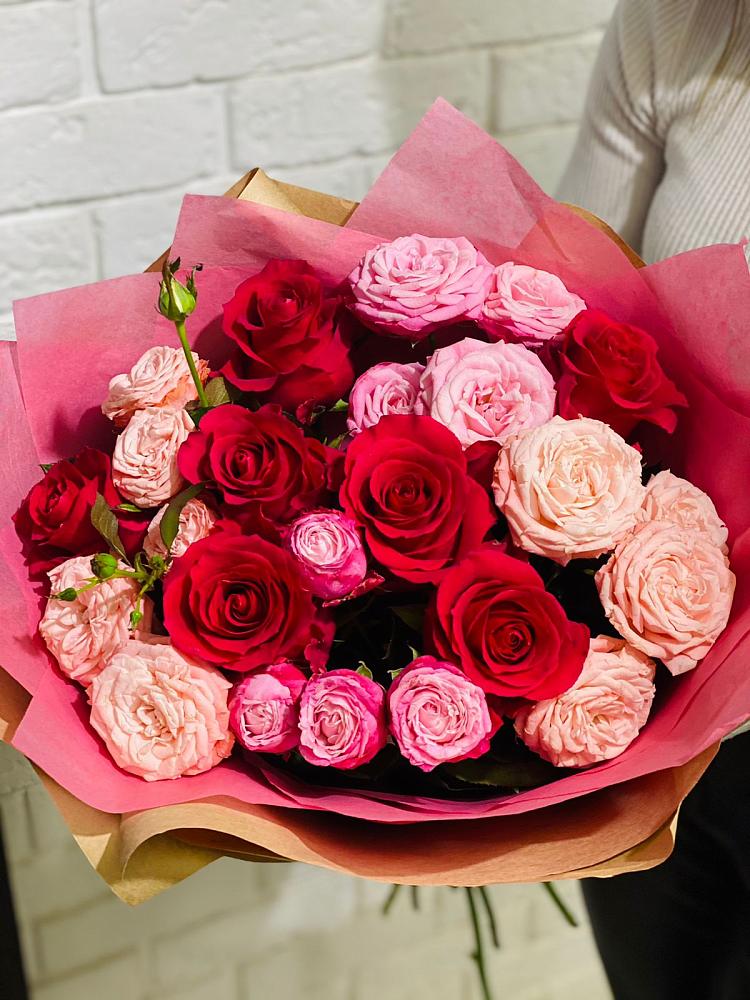 Букет цветов из: Розы в Благовещенской