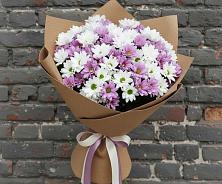 Букет цветов из:  Хризантемы #REPLACE_PRED# Благовещенской