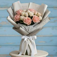 Букет цветов из:  Розы в Благовещенской