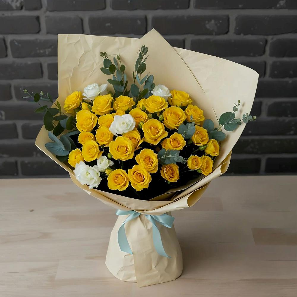 Букет цветов из: Розы в Благовещенской