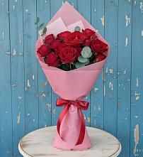 Букет цветов из:  Розы в Благовещенской