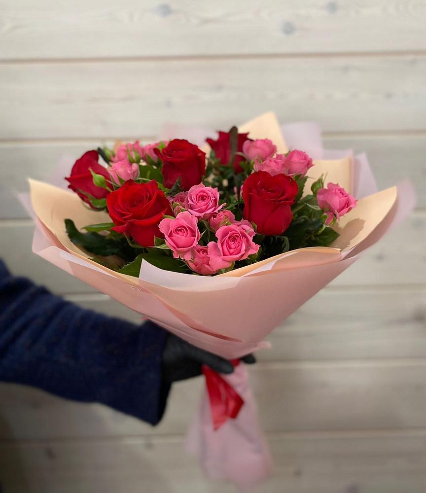 Букет цветов из: Розы в Благовещенской