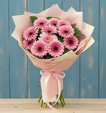 Букет цветов из:  Герберы в Благовещенской