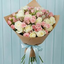 Букет цветов из:  Розы в Благовещенской